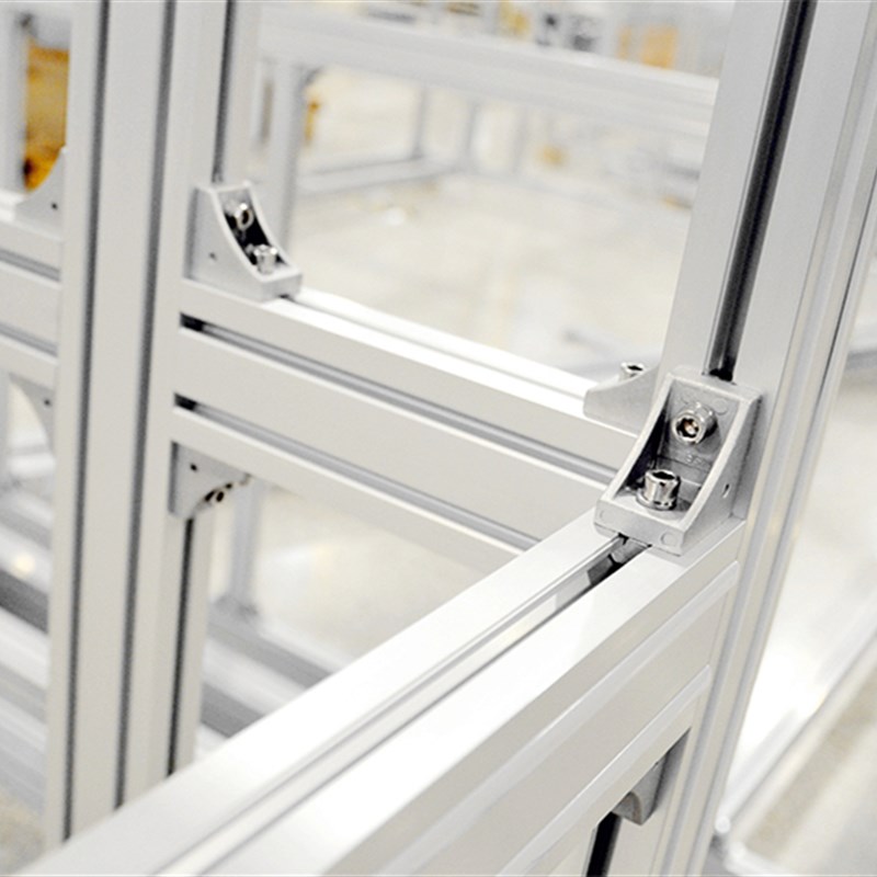 工业铝型材4040斜角铝三角形边框立柱机脚支架框架R4040x系列欧标