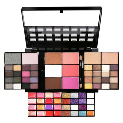 74 Color Eyeshadow Lip Gloss Combination Makeup Set Pearlesc