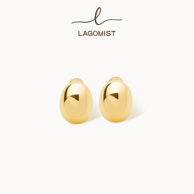 【LUNA和胖弟】LM LAGOMIST 咖啡豆耳钉女款高级感轻奢小众