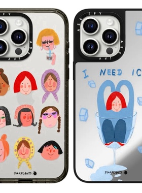 潮壳酱EGGPLANTS瞬间适用iPhone16pro max手机壳17PROMAX苹果15pro艺术少女14/13/12防摔11保护套MagSafe磁吸