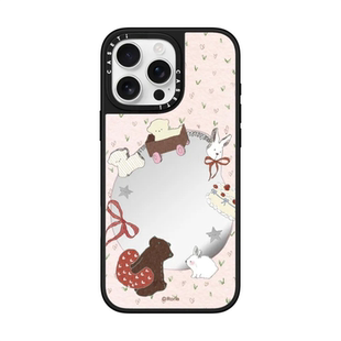 潮壳酱Roria可爱小动物甜心火车适用iphone16promax手机壳苹果15plus防摔14保护套13可爱12镜面17pro磁吸Air