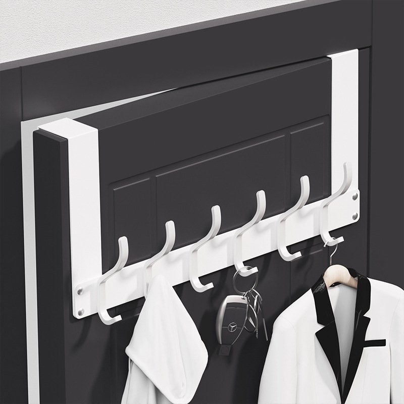 门后挂钩免打孔挂衣钩卧室房门背式收纳置物衣服挂架衣帽钩