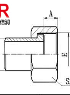 倍润永华过渡接头焊接管公制内螺纹OD形圈平面密封2WE-10-16