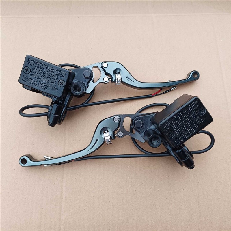 深远T300电动车煞车上泵T300豪华F版改装前后联动碟煞制动煞车上