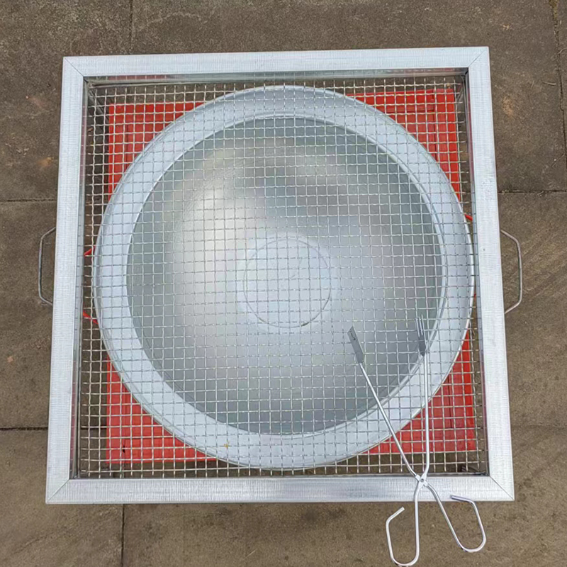 加大加厚耐用方形烧烤桌户外便z携式烧烤架烧烤炉子商用 摆摊架子