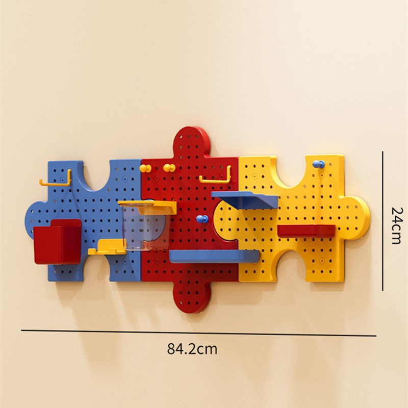 洞洞板置物架免打孔壁p挂式厨房多功能收纳架家用电器电器收纳架