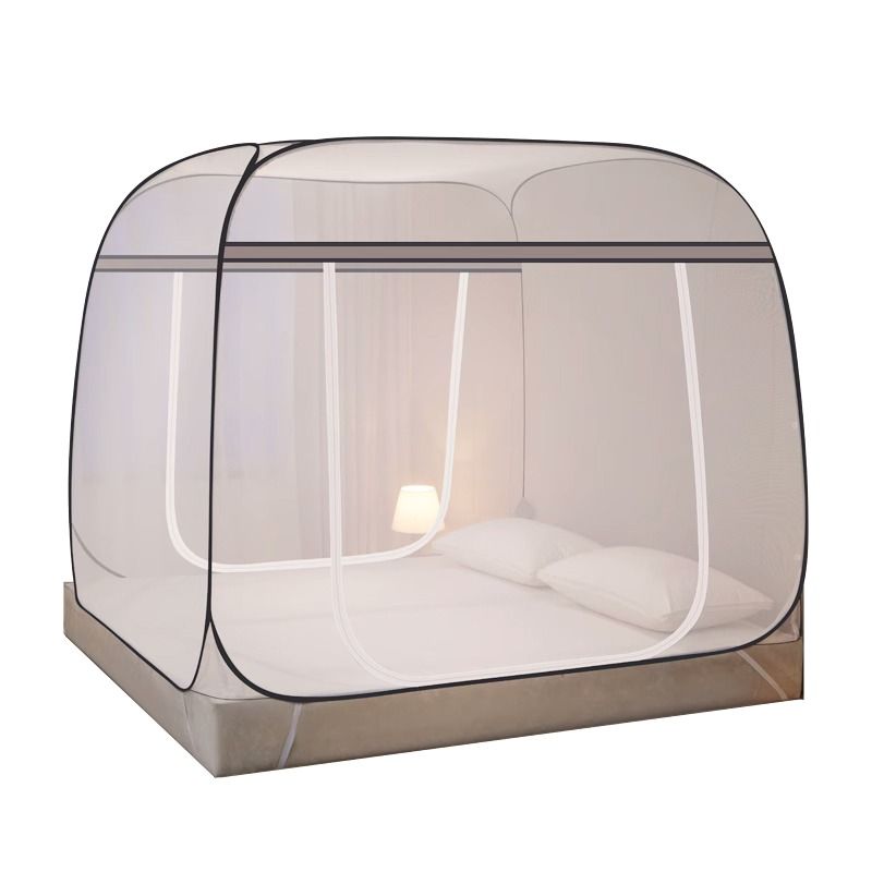 2023年新款免安装蒙古包v蚊帐家用卧室1米5防摔儿童双人加高可折
