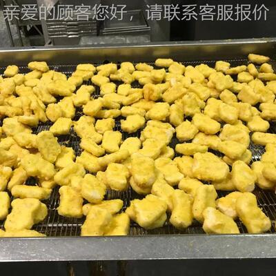 供机应大型全自动卡通块成PCQ型 饼大产量鸡肉成型上浆裹面包屑机