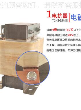 单相波电抗器DCL-套80A3AFM直流平波电抗器160KW变频器配滤限流