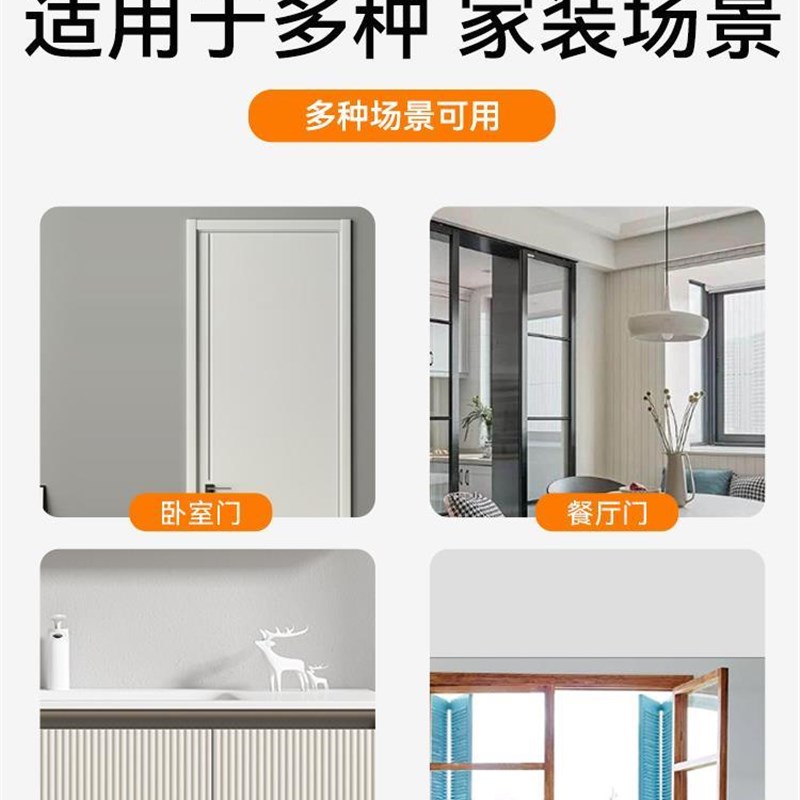 家用防盗门栓免打孔铝合金插销y卫生间门锁扣门闩卡扣固定加厚门