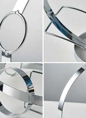 轻奢高档红酒架摆件家居客厅玄关餐桌H餐边柜酒柜装饰酒托葡萄酒