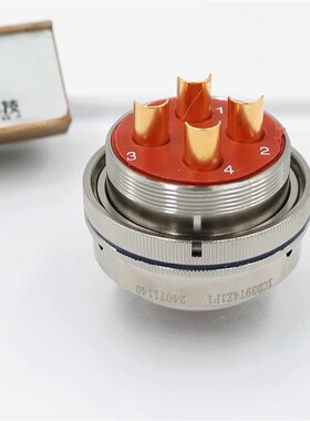 XCD39T4Z1P1 XCD39F4K1P1圆形大电流连接器4芯航空插头插座铝合金