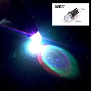 电动摩托车改装12V转弯灯泡 鬼火超亮LED七彩爆闪雾灯转向灯插泡