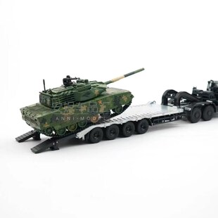 拓意泰安TA4360平板运输车卡车 运输车 挂车1/64合金汽车模型