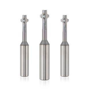 T型双R倒角刀双面圆弧倒角立铣刀钨钢合金上下内孔倒角刀铝用涂层