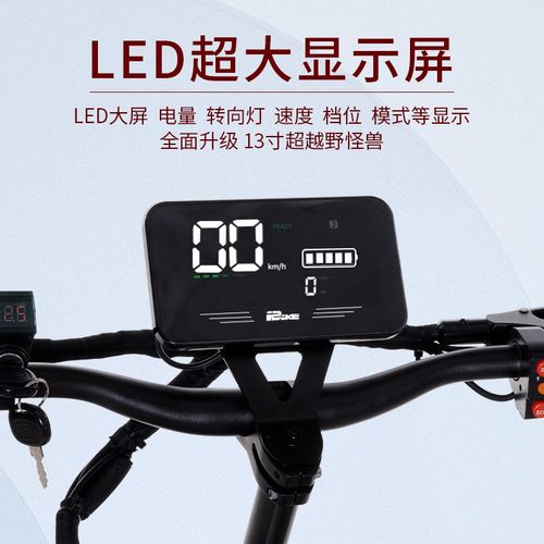 SOOM13寸越野双驱电动滑板车成人大功率高速高续航减震两轮可折叠