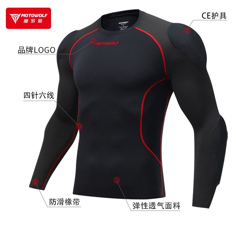 摩多狼摩托车护甲衣机车服春夏季骑行服网眼透气四季防摔护具男女