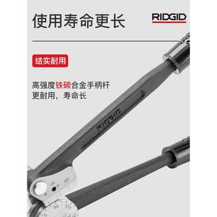 里奇弯管器机薄管不锈钢铜管仪表管镀锌管铁管钢管手动专用工具
