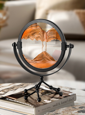 米洛思维趣味解压流沙画摆件玄关酒柜餐边柜装饰品办公室桌面礼品