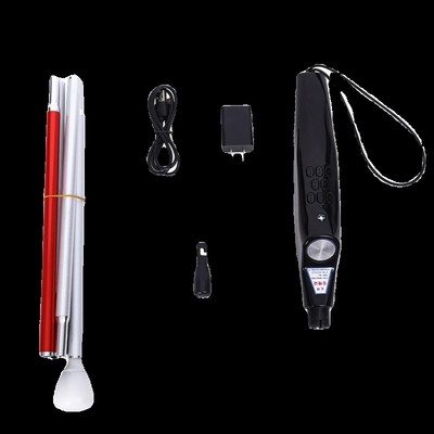 运祥超声波电子警报语音导盲杖智能探测障碍物避障导盲杆盲人手杖