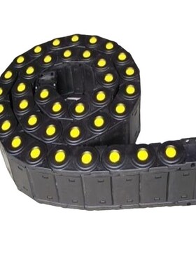 现货18*25全封闭GCTL塑料拖链 机床油管线缆牵引静音尼龙拖链厂家