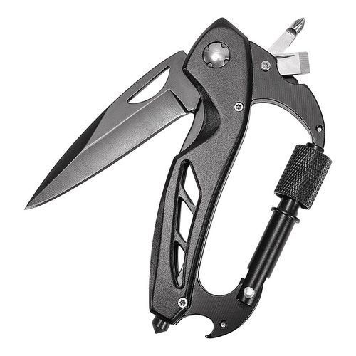 鸿丰GHK户外登山扣小刀钥匙快挂扣多功能行山扣背包挂钩爬山装备