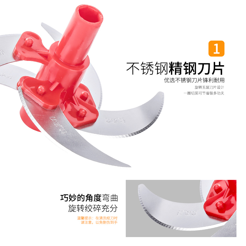 手动绞肉机家用饺子馅手摇搅拌器绞菜碎肉机多功能绞蒜切辣椒神器