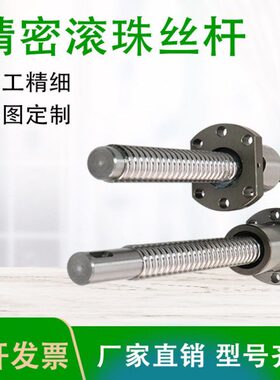 加工滚珠丝杆SFU 1204 1610 2005 2505 4010 SFI精密丝杠螺母