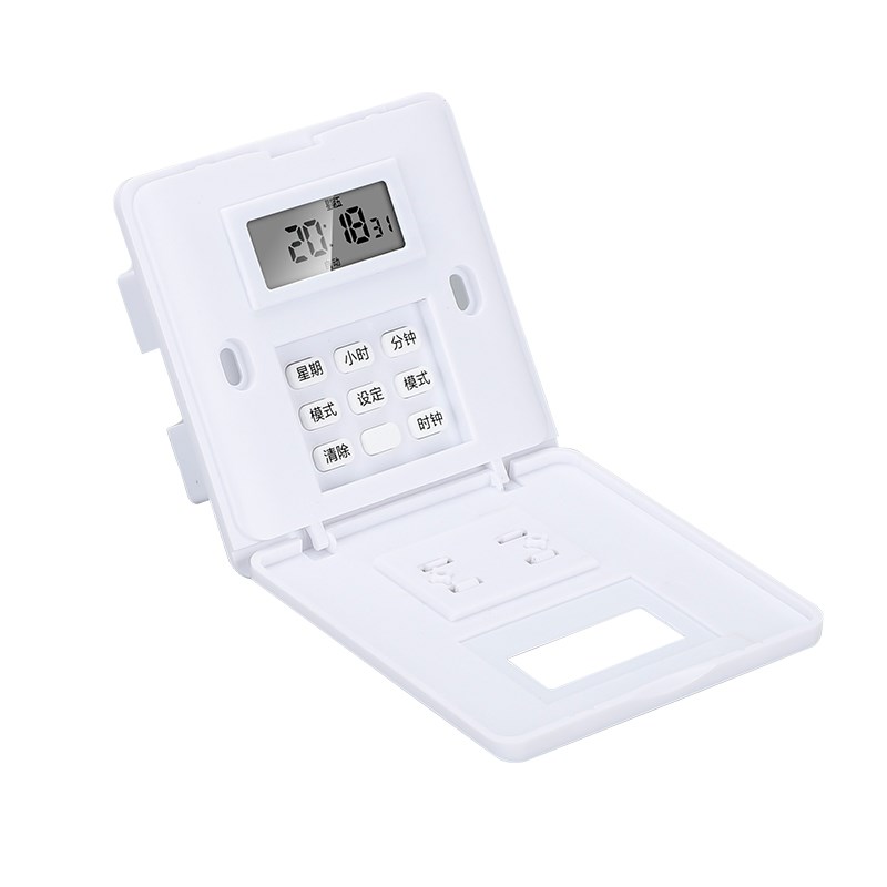 面板定时器广告牌灯箱时间控制器220V倒计时循环86型墙装时控开关