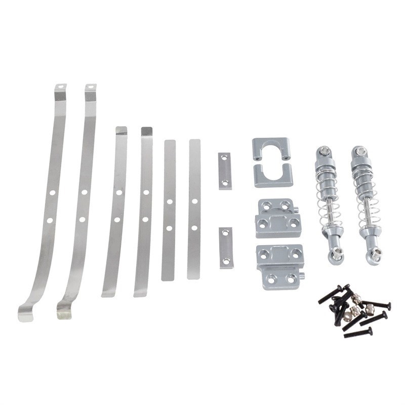 莽牛 1/12 MN82o LC79 遥控车 金属升级 后O桥固定件 避震器 弹簧