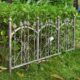 出品订单做旧铁艺地插式 花园栅栏花坛围栏爬架植物爬藤架庭院隔断