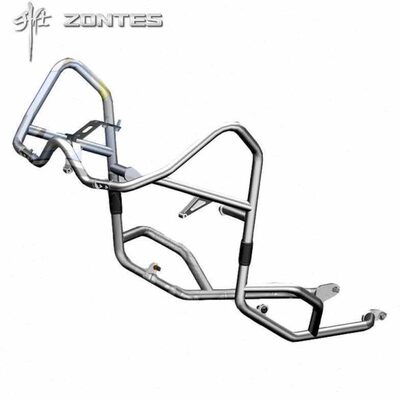 升仕新款大排ZT703F摩托车拉力款原车左右护杠防摔保险杠杆竞技杠