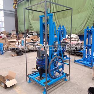 全自动伸缩式打井机民用电动款钻井机吃水井小型架子式打井机配件