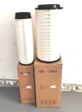 K2652空气滤芯解放原厂JH6 J6P J7车空气格滤清器2000款汽车配件