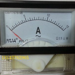 100A 20A 85L17 200A 150A 75A 50A 30A 15A 交流电流表85L17