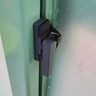 月牙锁门窗平移窗户锁钩塑钢推拉门窗锁栓老式阳台铝合金方柄