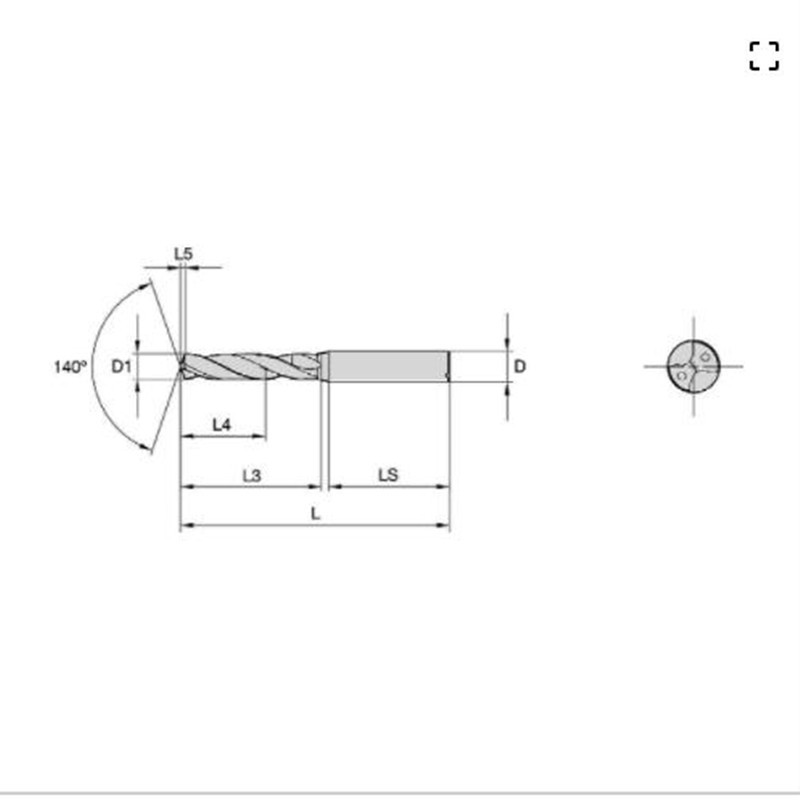 肯纳内冷合金钻头B291A04500YPL KCMS15 订货优势
