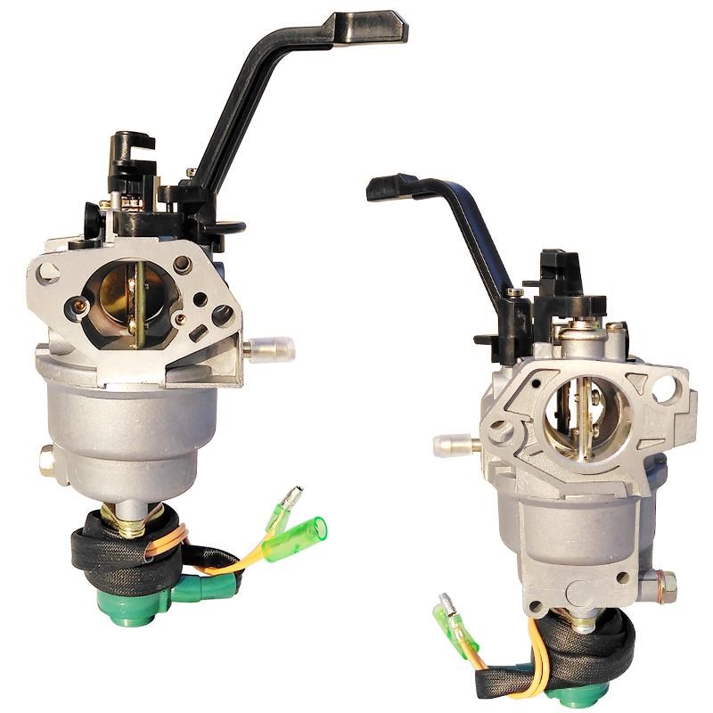 汽油发电机配件6500 5千瓦8/6.5KW化油器188 190F 192F手动化油器