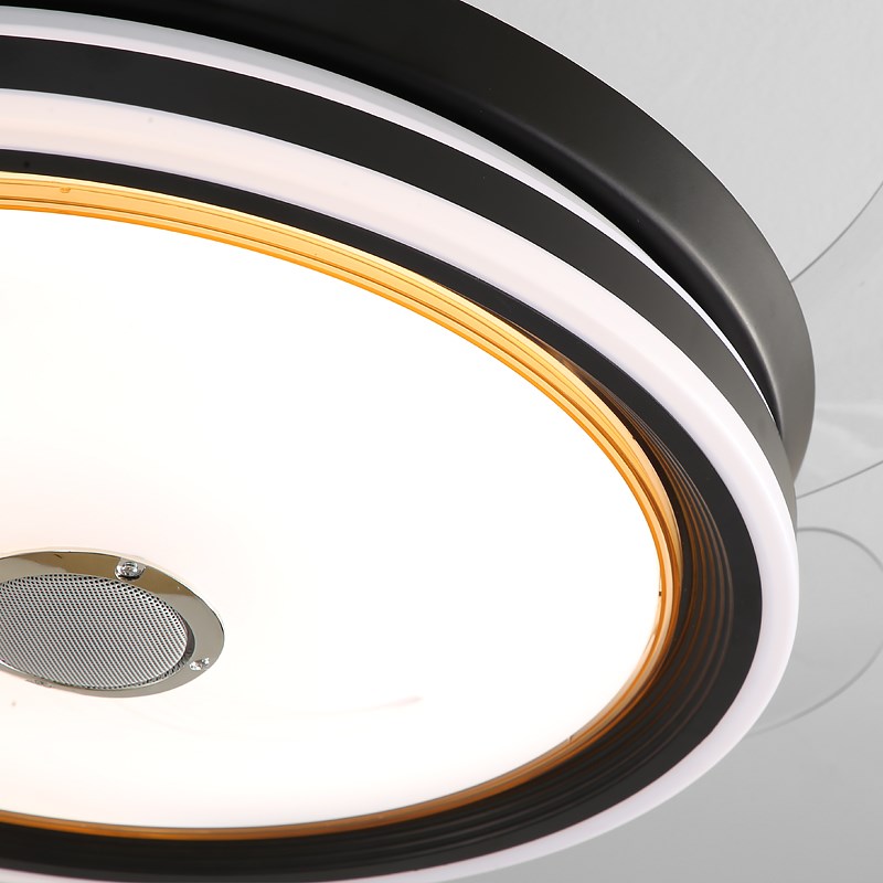 隐形风扇吊灯蓝牙音乐客厅吊扇灯现代简约家用餐厅卧室Xled风扇灯