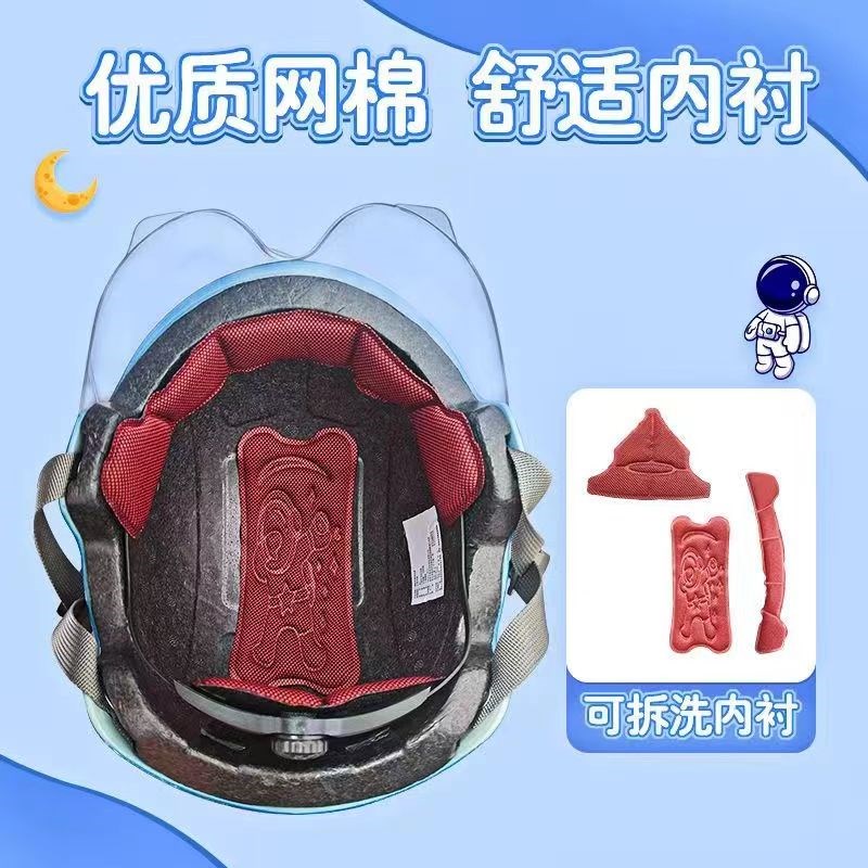 3C认证儿童头盔电动车小孩子的头盔半盔安全帽夏P季宝宝3-15岁摩