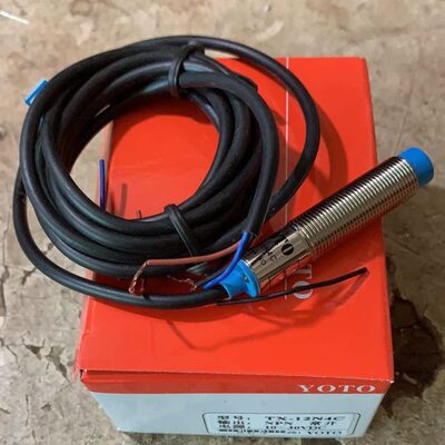 北崎电气YOTO 圆柱型电感式接近开关传感器 TX-12N4C TX-12P4C