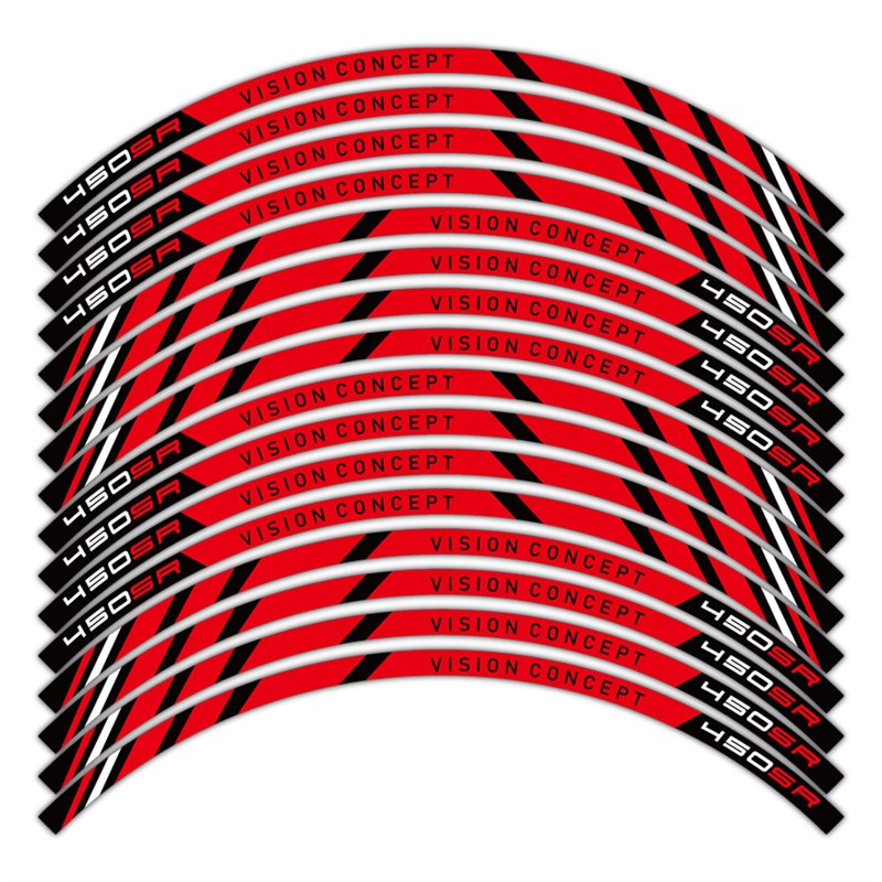 适用春风450SR轮毂贴轮圈贴轮胎反光字J母贴防水贴纸车贴装饰改装