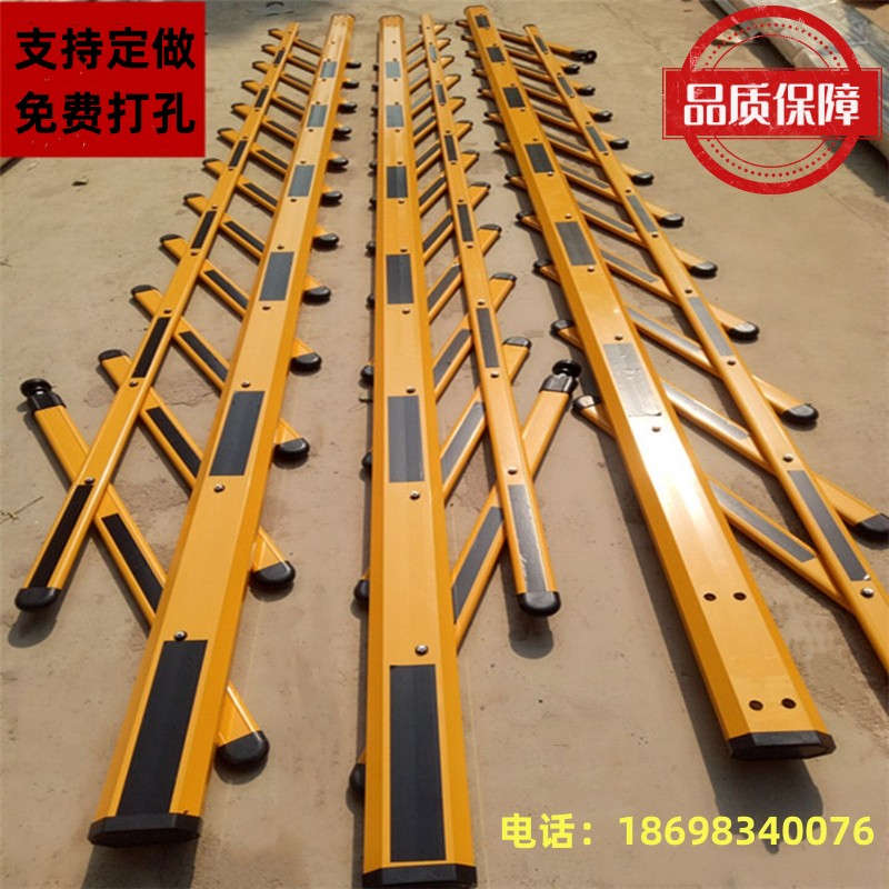 道闸杆停车场栅栏杆物业小区升降杆门卫J起落杆挡车杆铝合金拦车