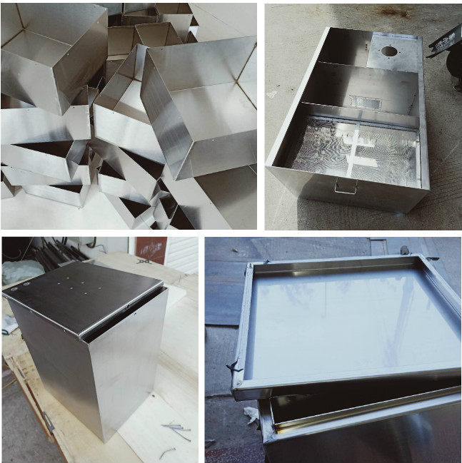 304/201不锈钢板p材剪板激光切割加工定做水箱槽盒子托盘折弯焊接