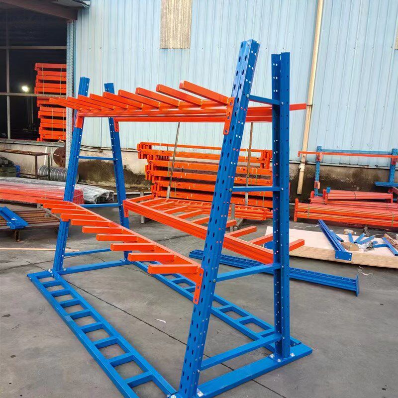 悬臂货架竖放A字材料架棒u料托臂管材型材铝合金多功能悬臂式定制