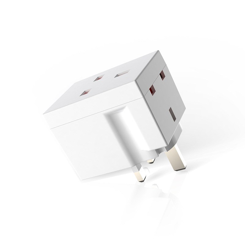 13A英标一转三插座转换器英式方脚F三孔面供香港澳门电器转接头