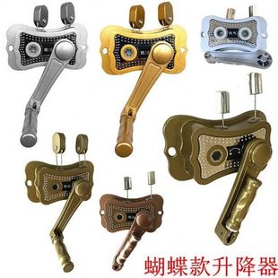 维修升降器室内晾衣架手摇器阳台双杆晒衣架摇把动滑轮铝把手配件