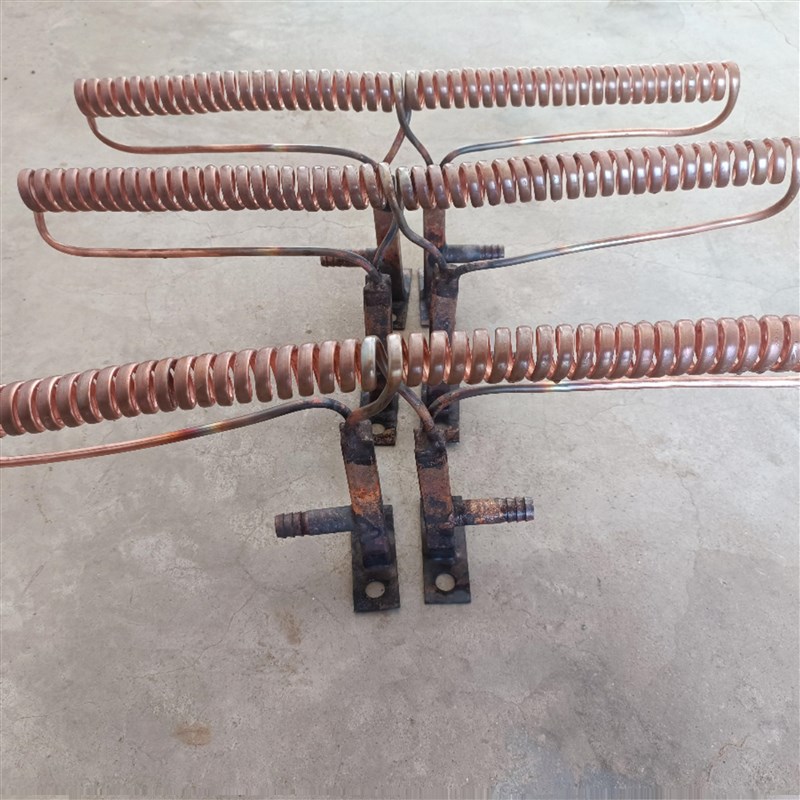 高频感应加热线圈定制铜管加热感应线圈坩埚熔炼耐高温加热配件