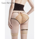 女透气2025新款 「LR」豹纹猎手 性感勾人镂空蕾丝女士小心机内裤