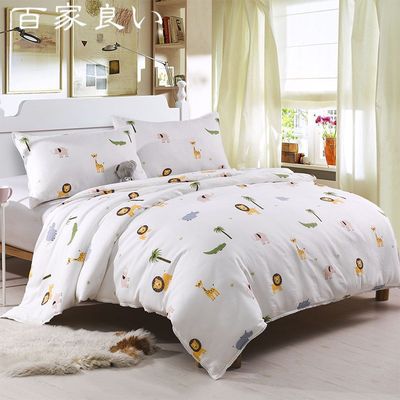 日本婴儿童100桑蚕丝被芯幼儿园